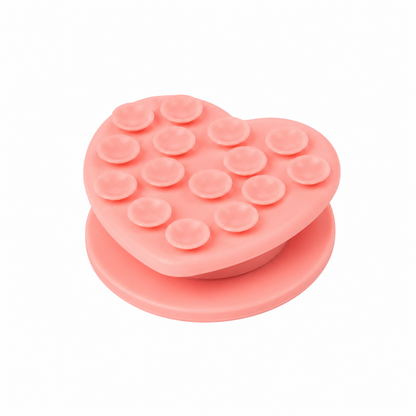 PopGrip MagSafe Suction Heart - Pink