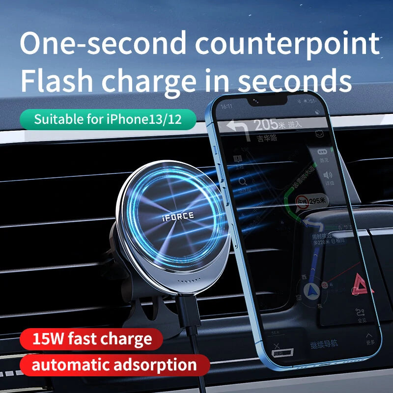 iFORCE M1 Magnetic Wireless Charger Car Mount