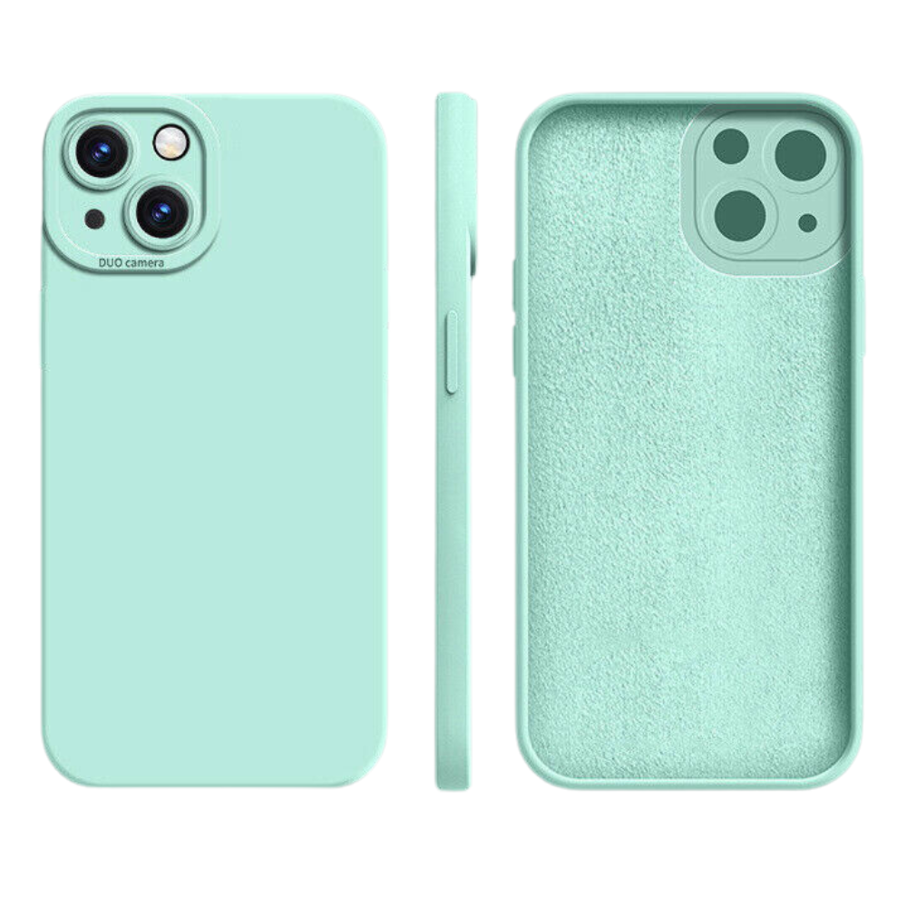 iPhone 14 Silicone Rubber Case Blue