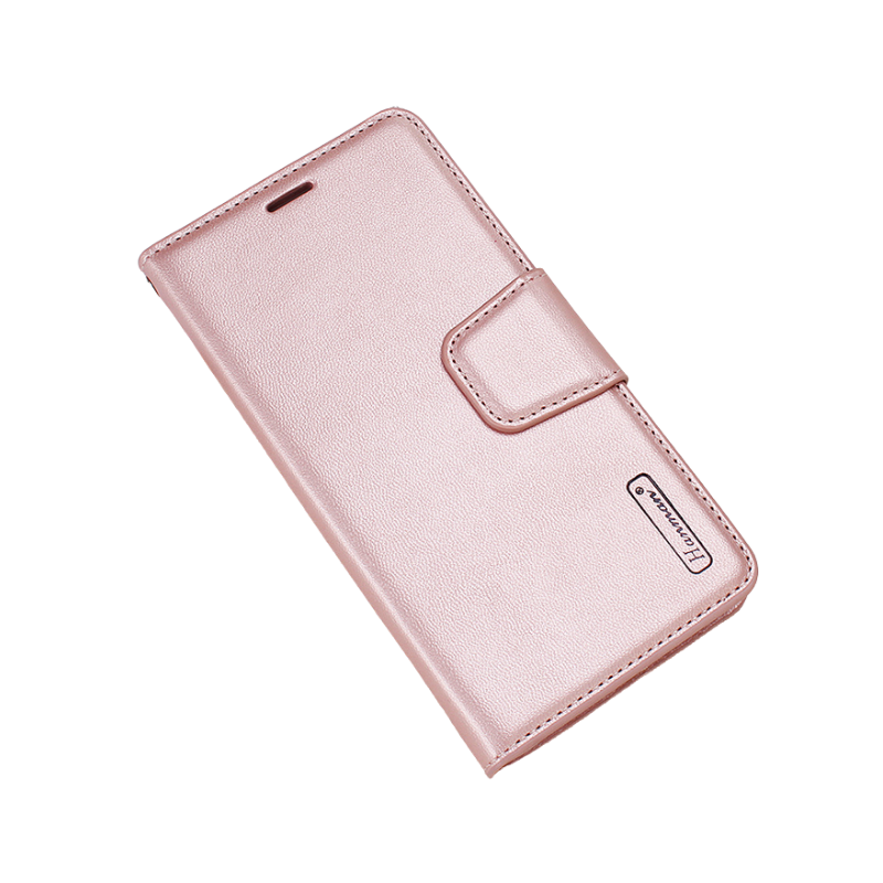 Hanman Flip Wallet Case Samsung A10 Rose Gold