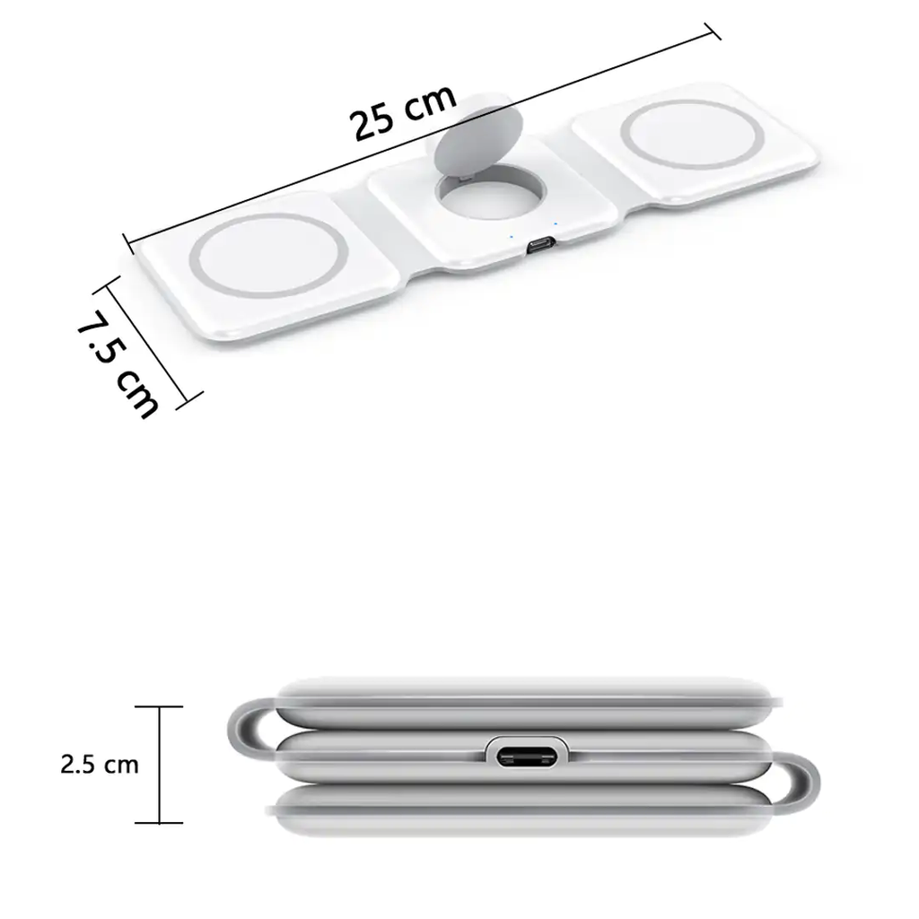 Nebula 3 in 1 Foldable Magnetic Wireless Charger