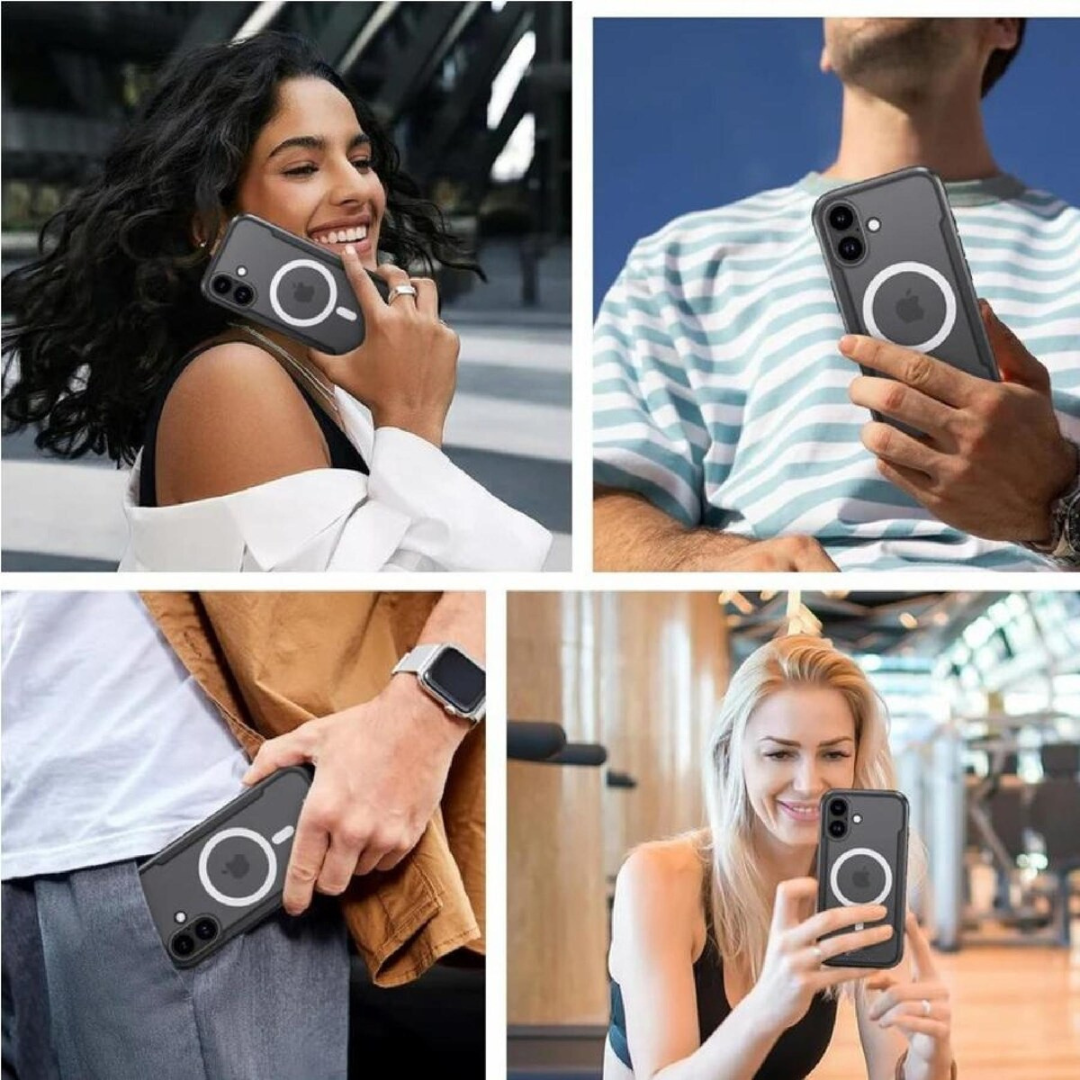 Nebula iPhone 17 Pro/Pro Max Clear MagSafe Protective Case Black