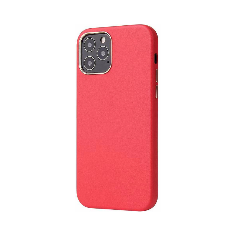 iPhone 12 mini Nebula Leather Back Case – Red