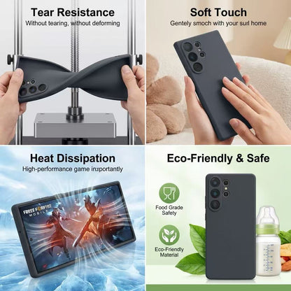Samsung Galaxy S26 Silicone Rubber Case Black