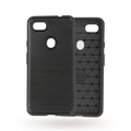 Google Pixel3a XL Slim Carbon Fibre Shockproof Rugged Case Cover Black