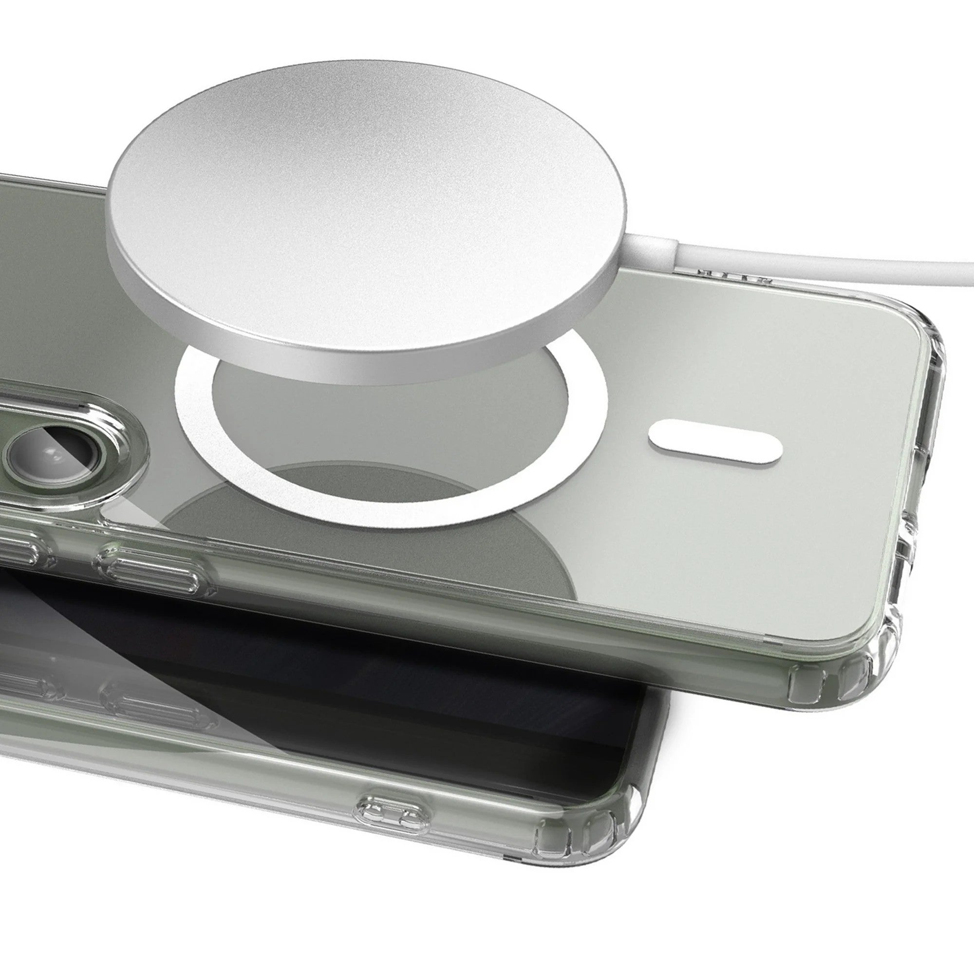Samsung Galaxy S24/S25 Series Magnetic Back Cover Case Clear