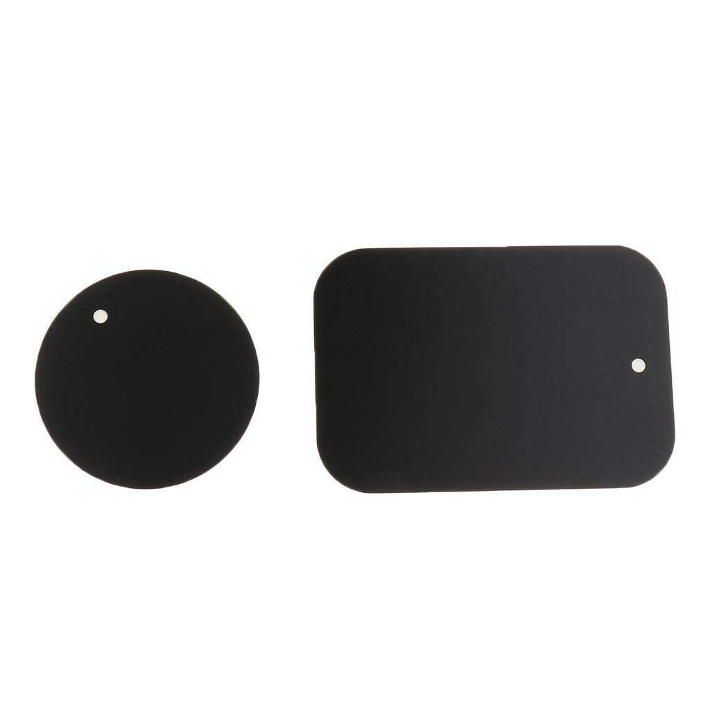 Phone Holder, Metal Plate Magnetic Car Mount Magnet Adhesive Sticker Round Square Replacement