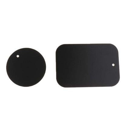 Phone Holder, Metal Plate Magnetic Car Mount Magnet Adhesive Sticker Round Square Replacement