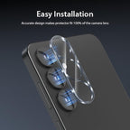 9D Full Camera lens Tempered Glass-Samsung Galaxy S25 / S25 Plus