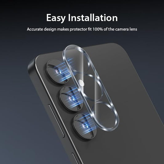 9D Full Camera lens Tempered Glass-Samsung Galaxy S25 / S25 Plus