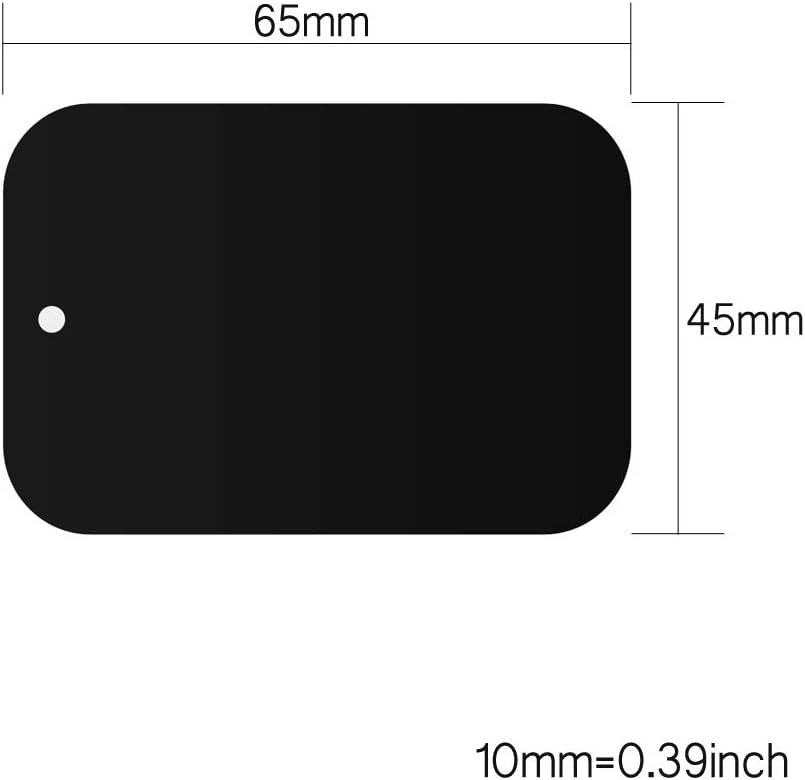Phone Holder, Metal Plate Magnetic Car Mount Magnet Adhesive Sticker Round Square Replacement
