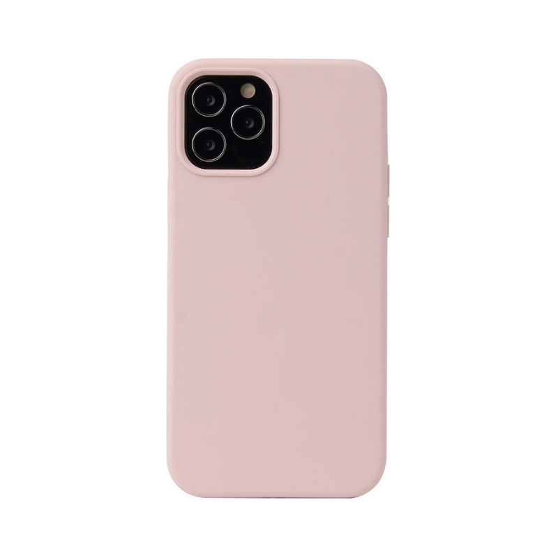 iPhone 12 Pro Max Nebula Silicone Rubber Case - Pink Sand