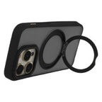 360° Rotatable Invisible Stand Case for iPhone – Black