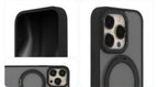 360° Rotatable Invisible Stand Case for iPhone – Black