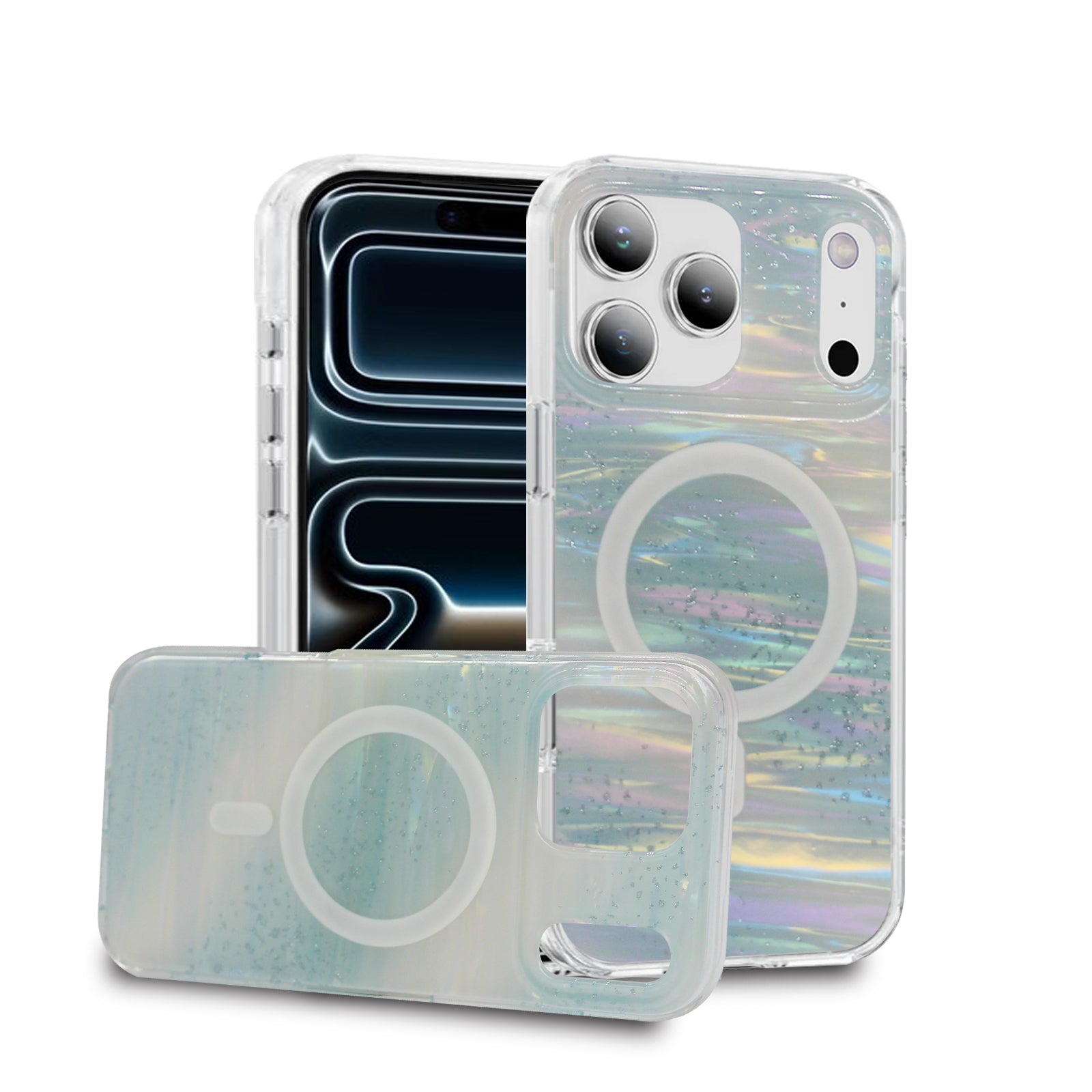 iPhone Magsafe Pattern Ocean Sunset Case - iPhone 17 Series