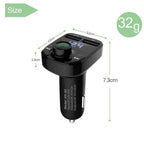 X8 Bluetooth Dual USB  Car Charger Black