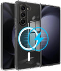 Samsung Galaxy Z Fold 6 Magnetic Back Cover Case Clear