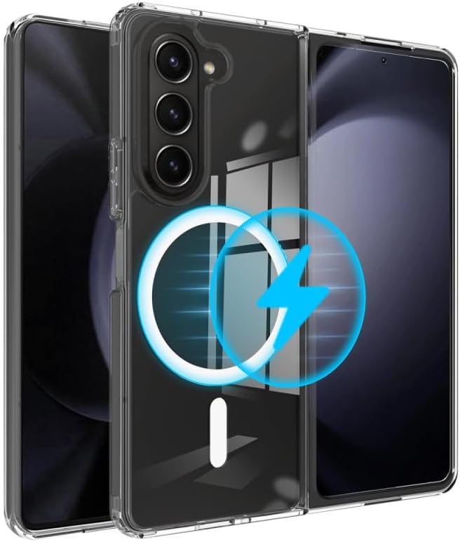 Samsung Galaxy Z Fold 6 Magnetic Back Cover Case Clear