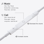 Wired Earpiece Type-C White