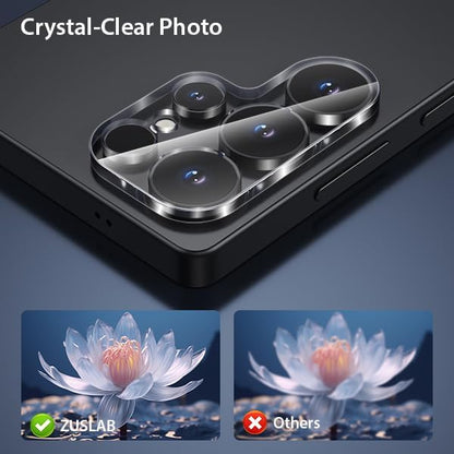 9D Full Camera lens Tempered Glass-Samsung Galaxy S25 Ultra