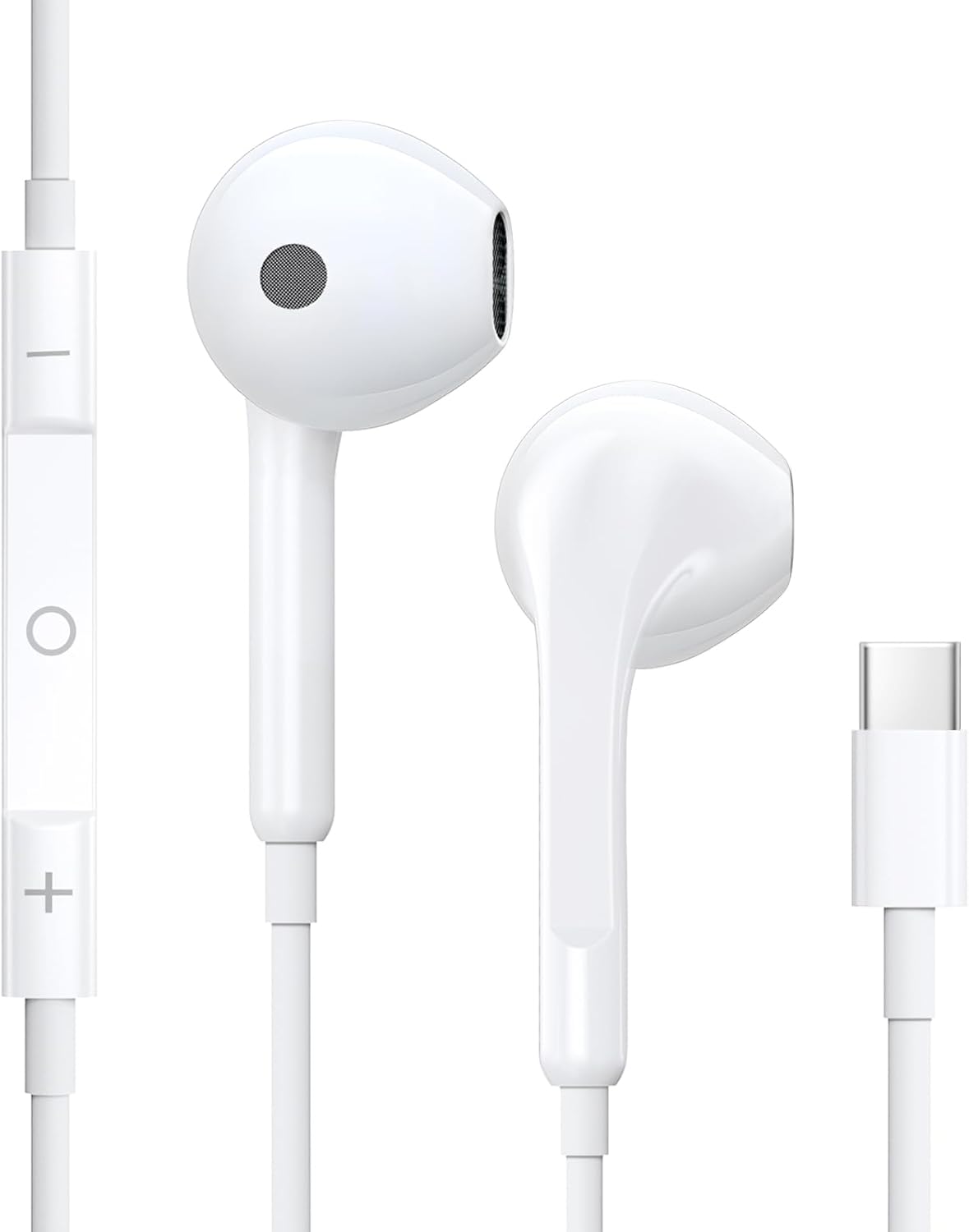Wired Earpiece Type-C White