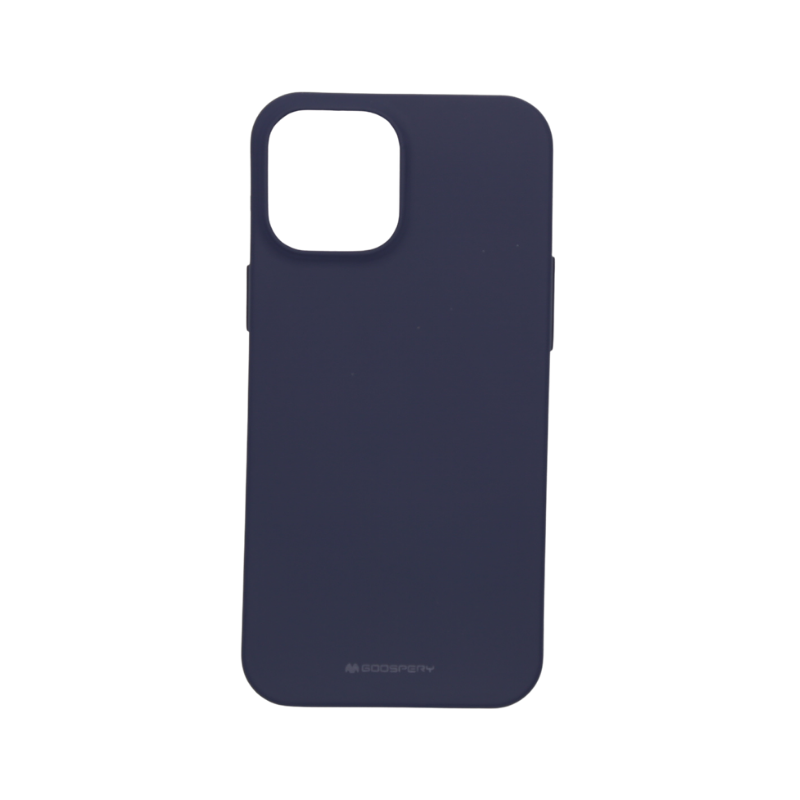 iPhone 13 Pro Mercury Goospery Soft Jelly Rubber Back Cover - Navy