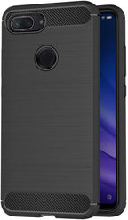 Google Pixel Slim Carbon Fibre Shockproof Rugged Case Cover Black