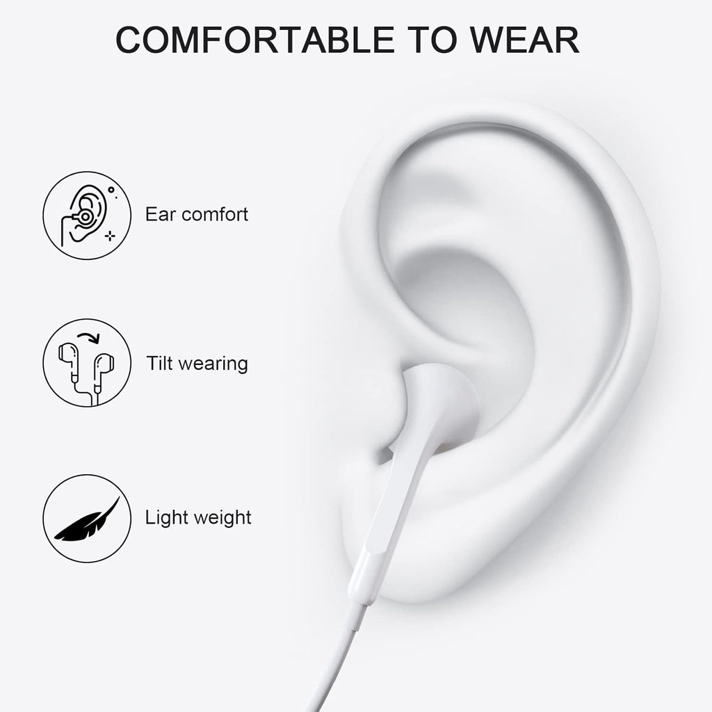 Wired Earpiece Type-C White