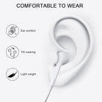 Wired Earpiece Type-C White
