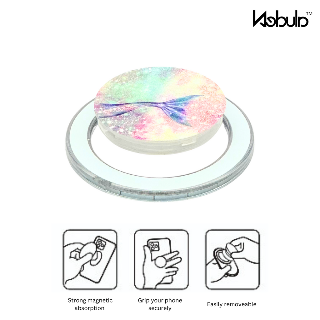 GripPro Magnetic Phone Ring Colorful Mermaid