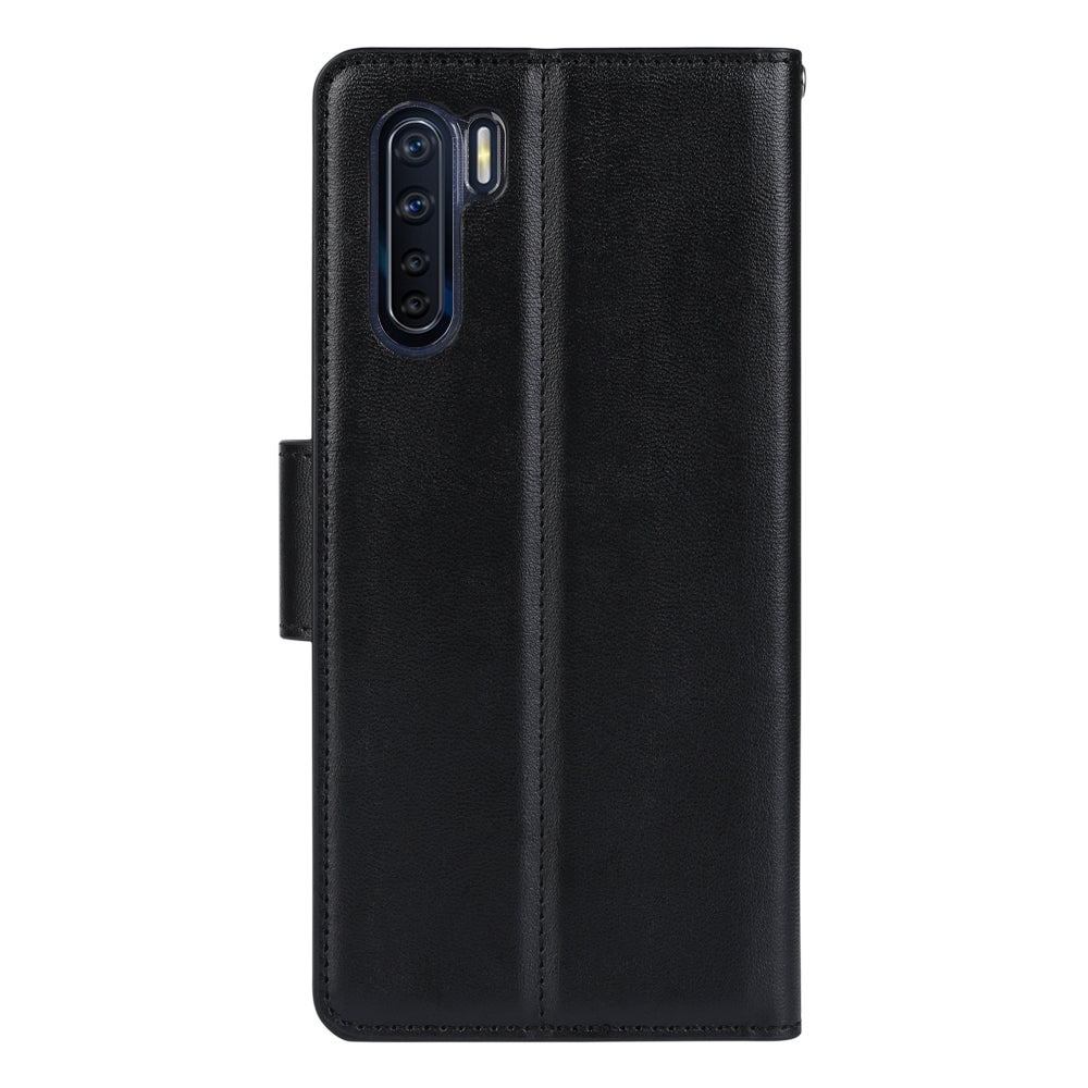 Hanman Flip Wallet Case OPPO A91 Black