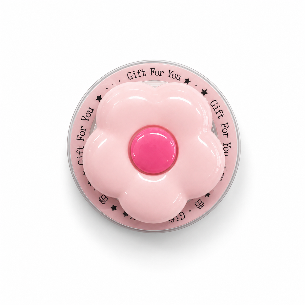 GripPro Magnetic Flower Phone Ring Holder – Pink
