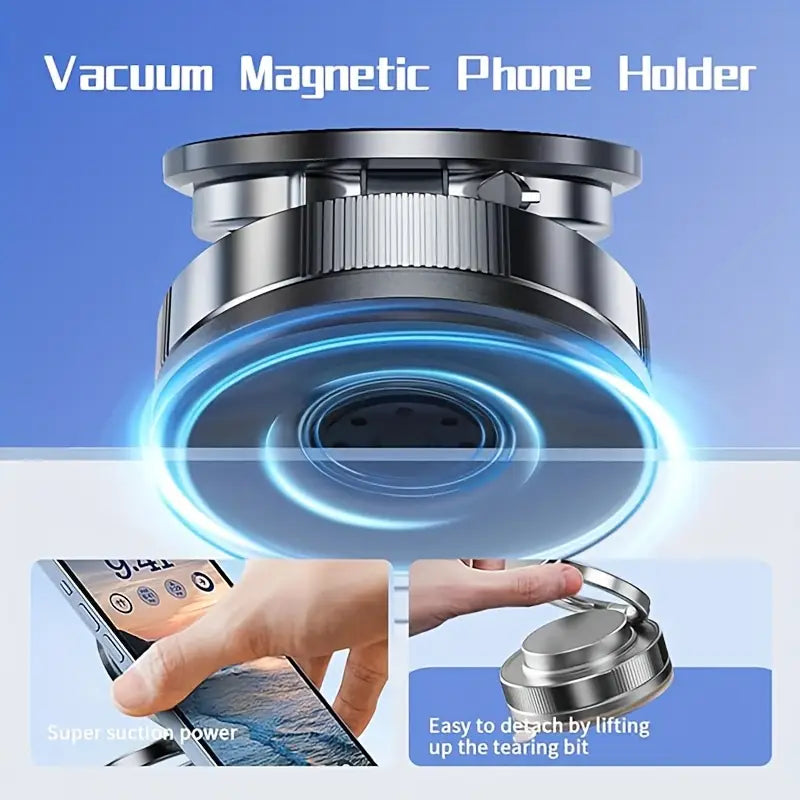 Magnetic Vacuum Suction Phone Holder