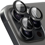 iPhone Camera lens Protector Tempered Glass Black (1 Piece)