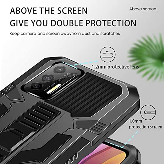 Samsung A53 5G Kickstand Rugged Case Black