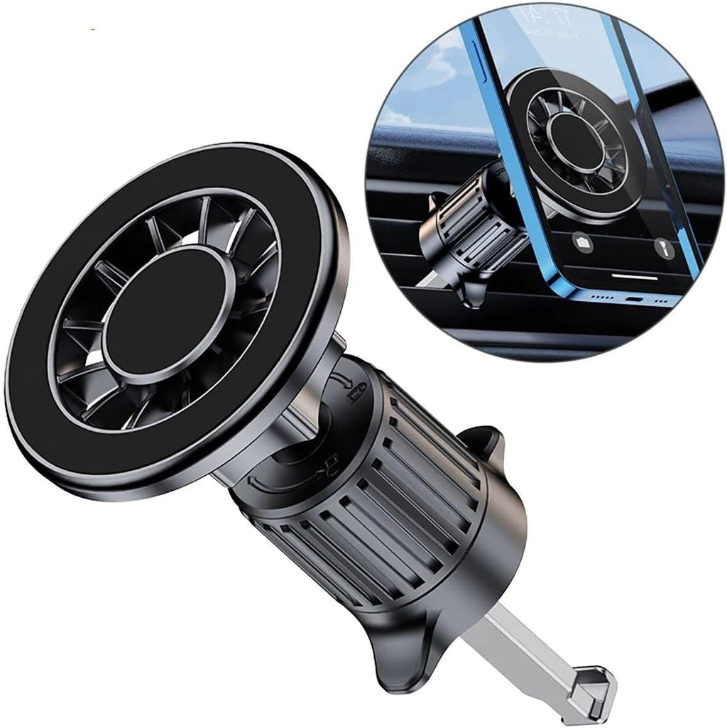 YC19 Hooked Style Wireless Car Holder - Black