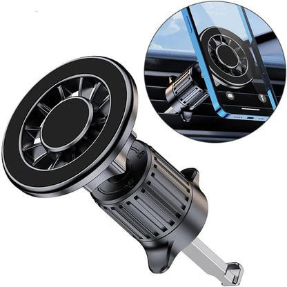 YC19 Hooked Style Wireless Car Holder - Black