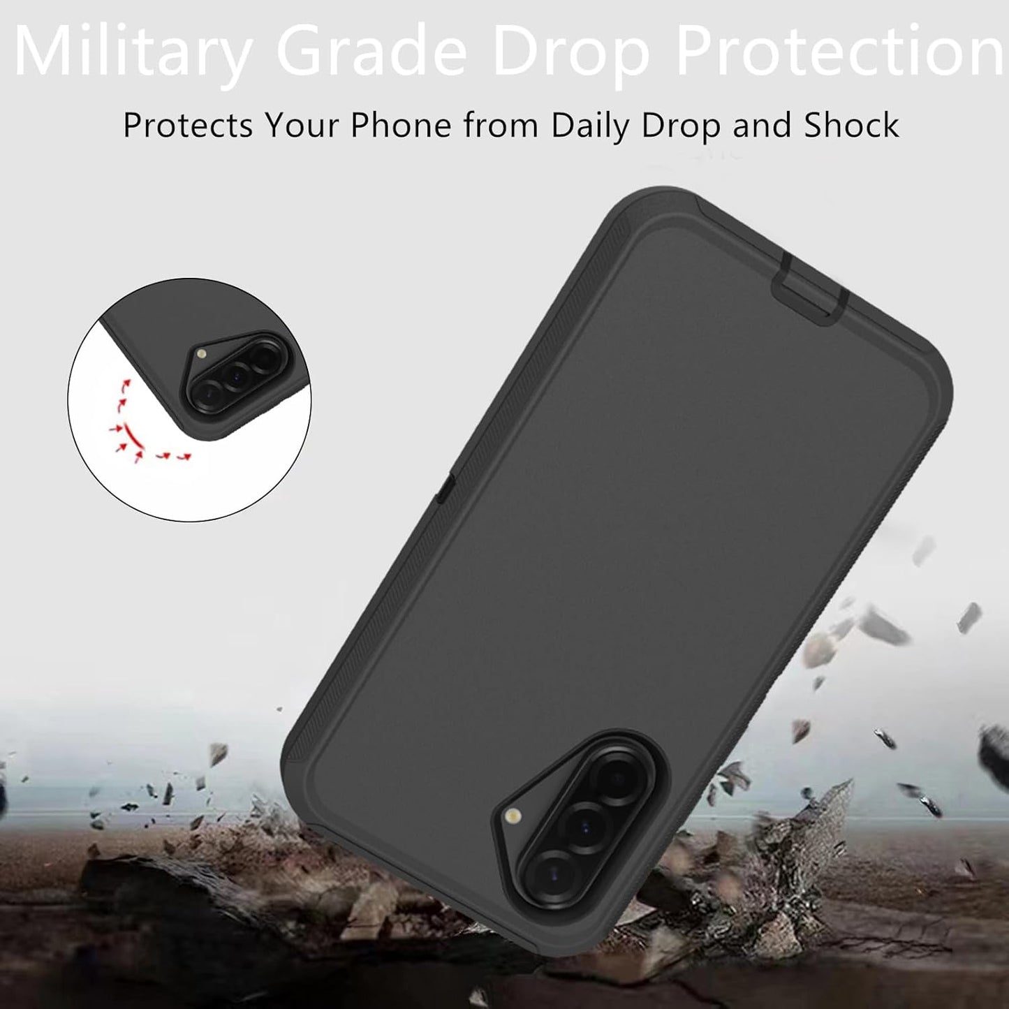 Samsung Galaxy A36/ A56 5G Defender Case Black