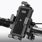 Universal fixed handlebar motorcycle phone holder