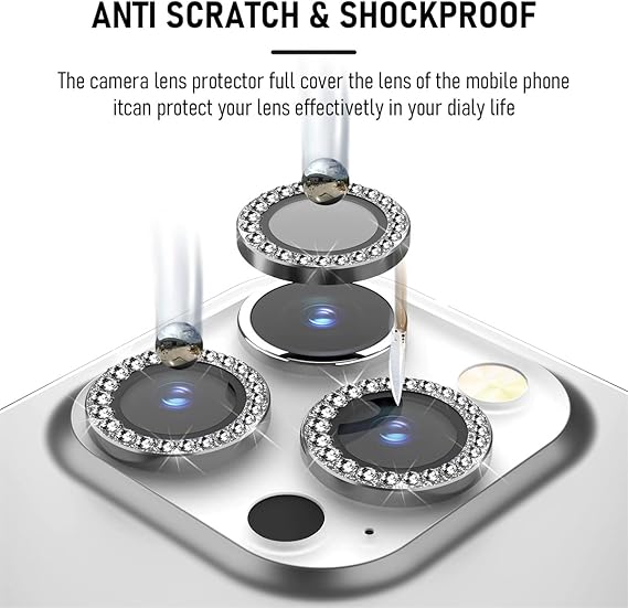 iPhone Camera Lens Protector Tempered Glass Diamond (1 Piece)