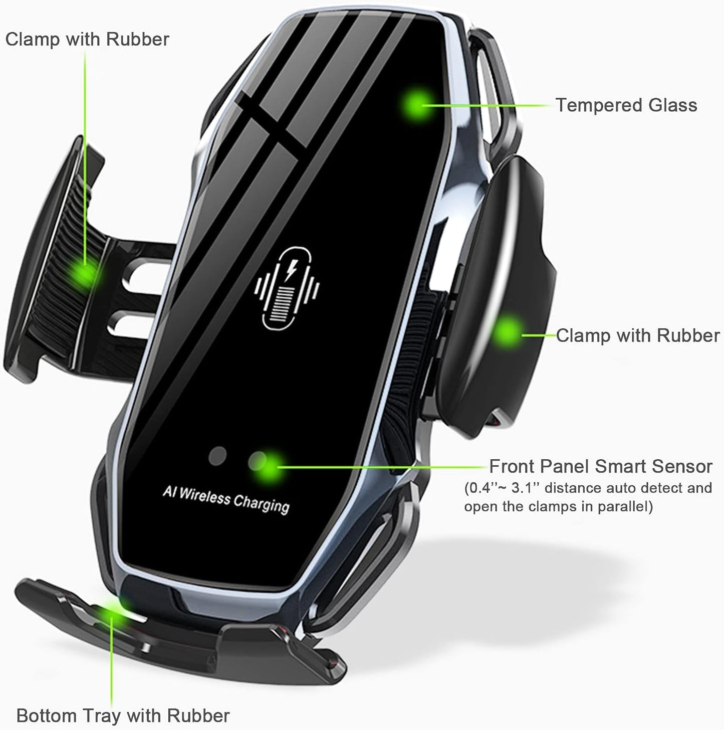 A5S Smart Sensor Car Wireless Charger