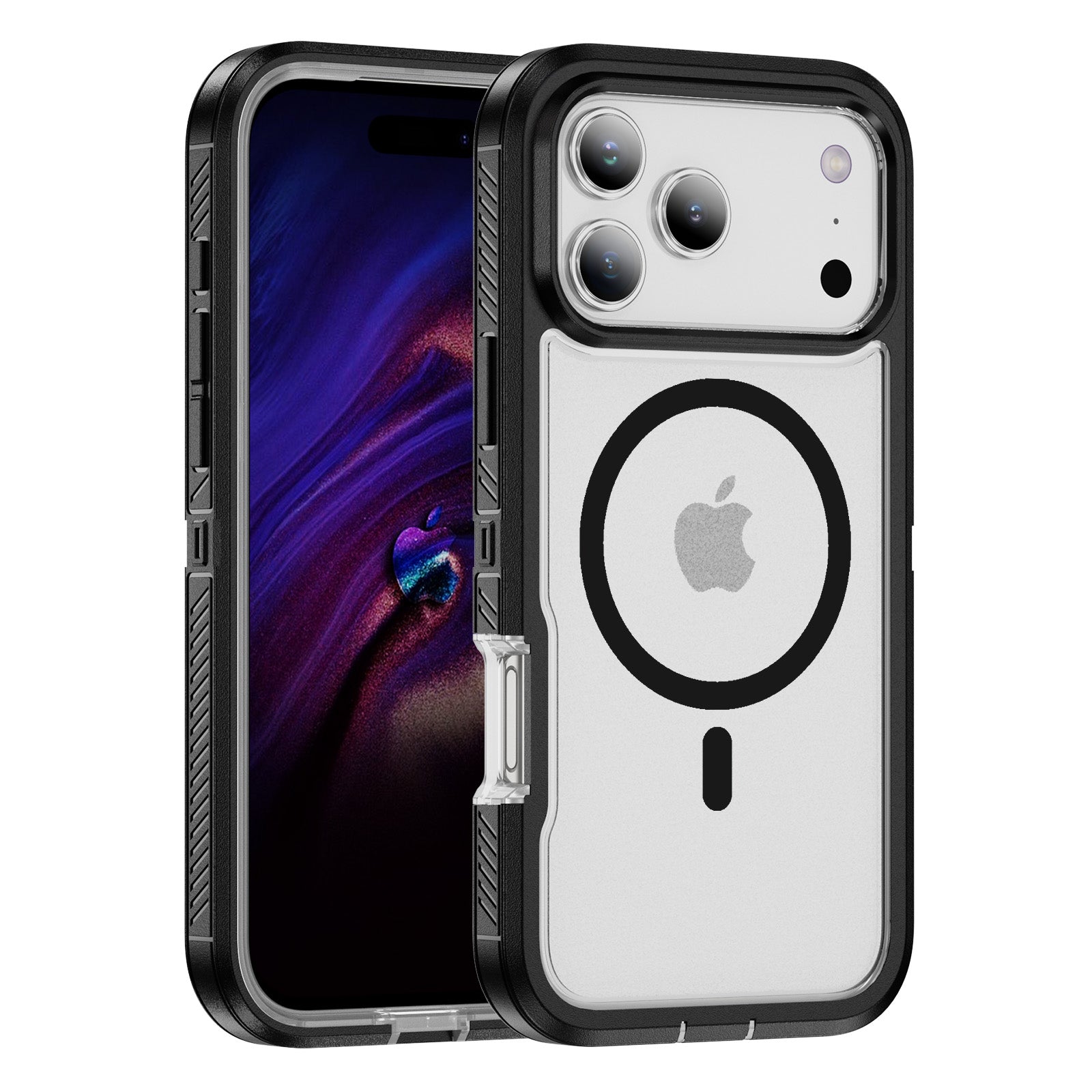 iPhone 17 Pro Max Eclipse Shield MagSafe Case - Black Clear