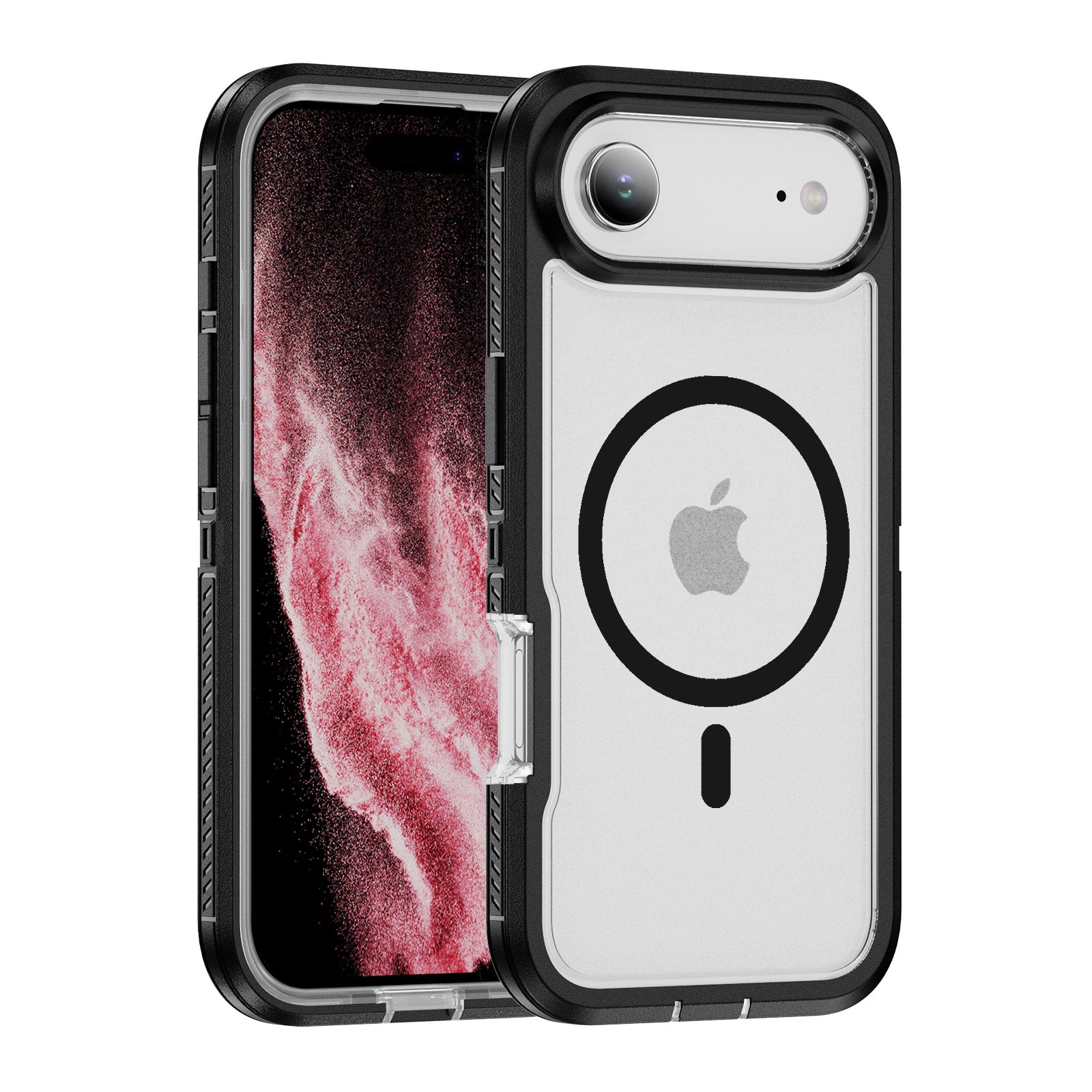 iPhone 17 Air Eclipse Shield MagSafe Case - Black Clear