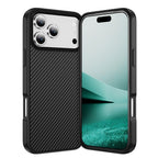 iPhone 17 Pro/Pro Max Carbon Fiber Texture MagSafe Case Black