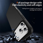 iPhone 17 Pro/Pro Max Carbon Fiber Texture MagSafe Case Black