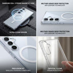 Nebula Samsung Galaxy S26Plus EvoClear MagSafe Case Clear
