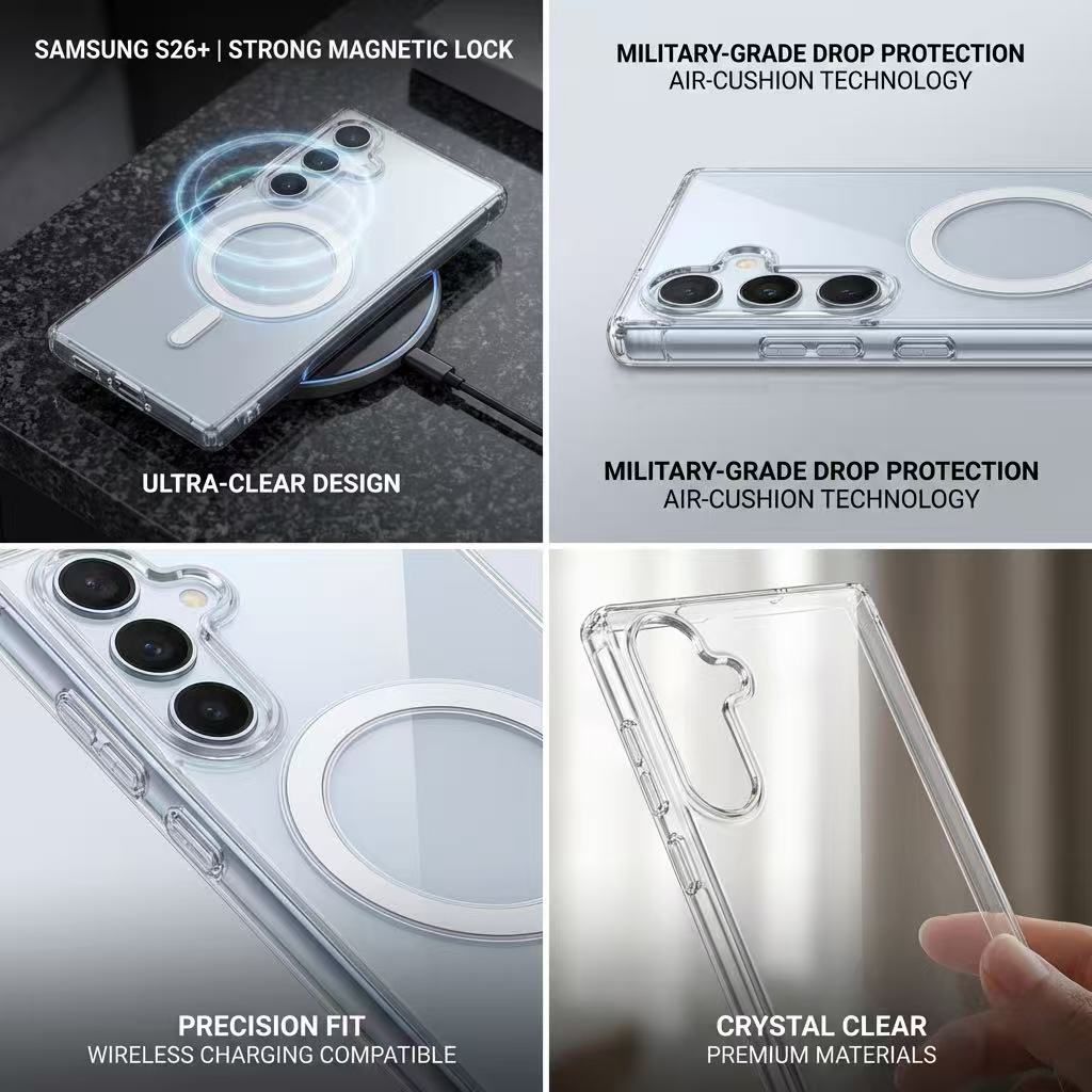 Nebula Samsung Galaxy S26Plus EvoClear MagSafe Case Clear