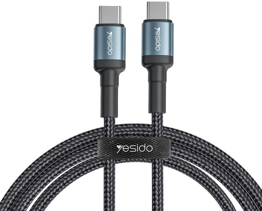 Yesido 60W Dual Type-C YESIDO Cable 2M Black 2.0