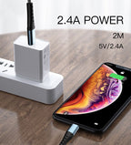 Yesido C TO LIGHTNING / 2.4A YESIDO Cable 2M Black