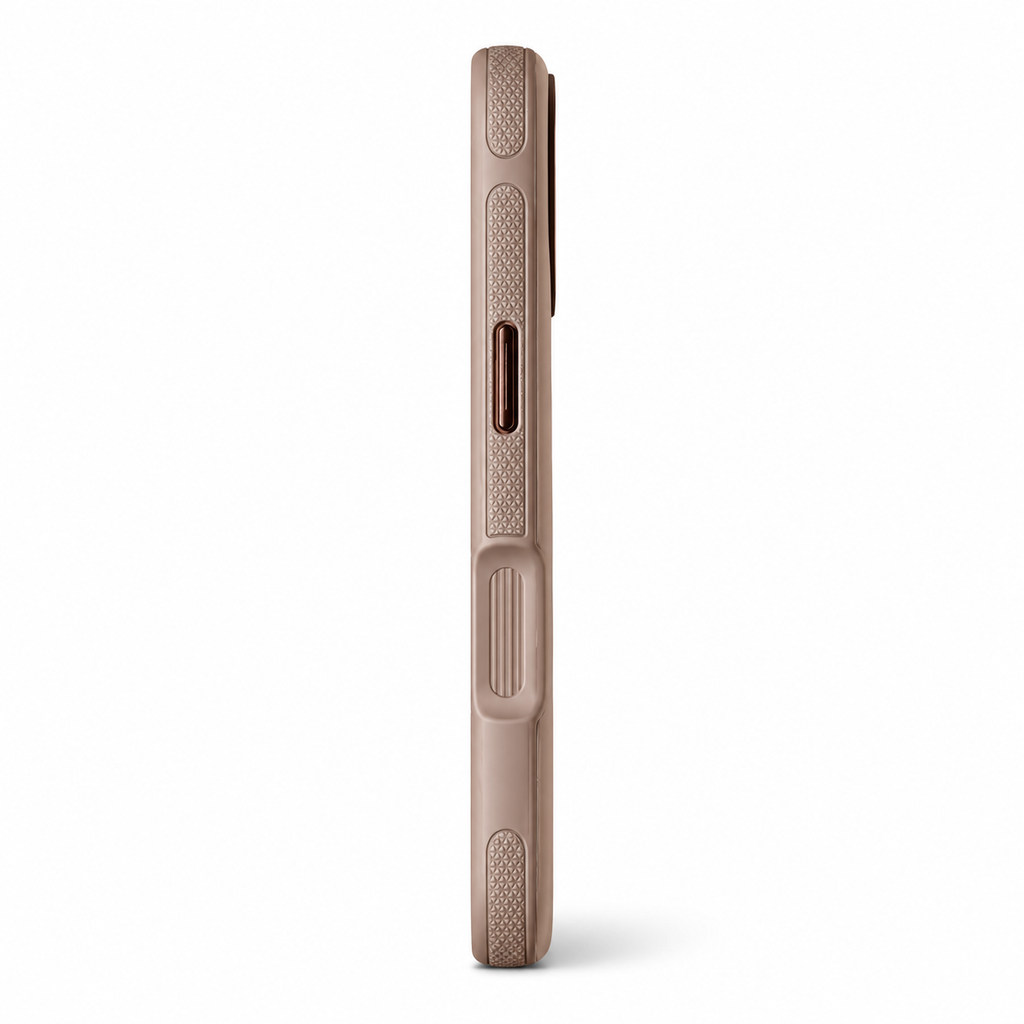 iPhone 17 Magnetic Matte Protective Case-Sand Gold
